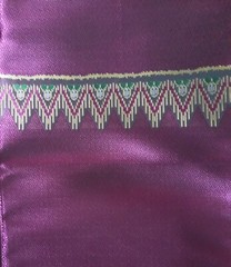 Pink Thai Cotton Silk Fabric Material 69” x 39” Dress Skirts Craft Decorate