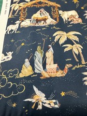 MODA 2026 Christmas Silent Night per yard 100% cotton fabric 36 x 44 Nativity 12