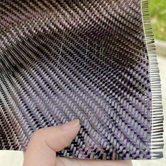 3k 200g 2x2ordinary twill real carbon fiber and metal wire mixed weaving, fabric
