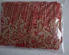 5yd – Shiny Glitter Sequin Glued Soft Tulle Fabric for Wedding, Evening Wear, Sp