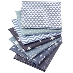 Floral Cotton Fabric Bundle 50 pcs 10 x 10 inch Precut Squares for Patchwork