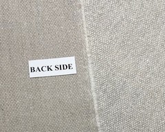 BALLARD DESIGNS TANNER STONE TEXTURED BASKETWEAVE FURNITURE FABRIC BY YARD 55″W