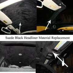 Premium Suede Fabric Luxury Car Headlining & Interior Fabric Material Upholstery