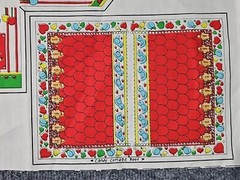 Candy Cottage Cut N Sew Panel 605F by Patch Press Vintage 1981 PANEL ONLY