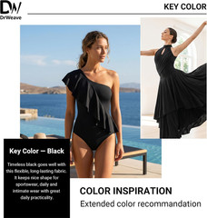 82% Nylon 18% Spandex Fabric 5 Yards 59 Inch Wide Black | Swimsuit Activewear Fa