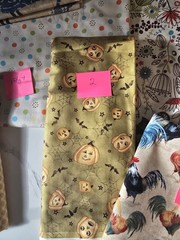 DESTASH Cotton Fabric Lot Birds Floral Rooster Pumpkins 10yds 1-2 Yd Cuts
