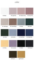 Korean Linen-Like Wrinkle-Free Fabric 18 Colors Polyester 140cm Wide Sewing