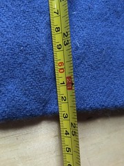 Vintage Blue Wool Herringbone Fabric Remnant Lot – Woven Suiting 1lb 7oz