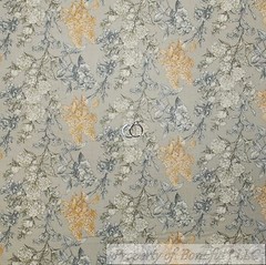 BonEful Fabric FQ Cotton Quilt VTG Brown Gold BATIK Black Dot Swirl Scroll Tonal