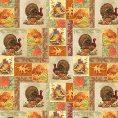 David Textiles 36x44in Cotton Bountiful Thanksgiving Precut Sewing Craft Fabric