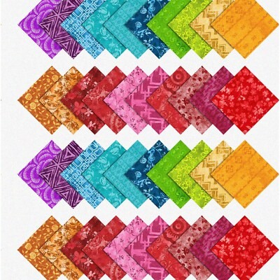 Precut Cotton Quilting Squares 10×10 Inches 40 Pieces