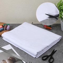 White Cotton Muslin Fabric, 10 Yards x 59 Inches, Bleached