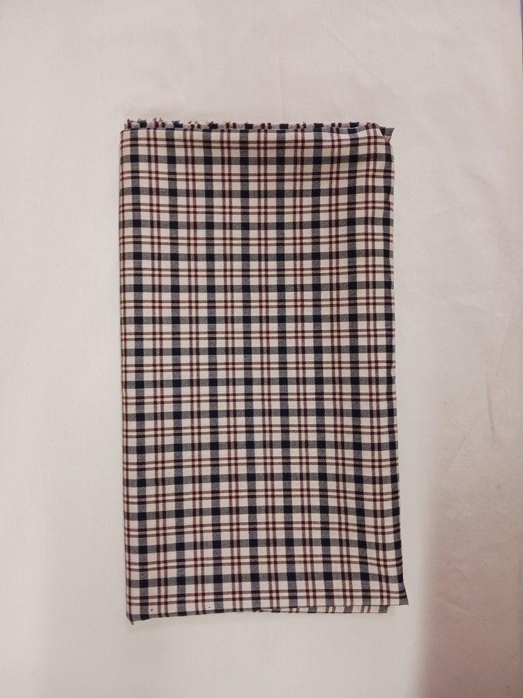 Pendleton worsted wool check fabric 2 yds x 60″