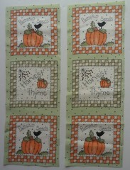 Cotton Fabric Group H – Top Square Pumpkin Seeds 2 Pieces 12 1/4″ L x 4″ W