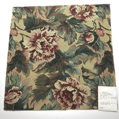 Decorative Fabrics Upholstery Sample 16″ Square Poly Cotton Antique Rose