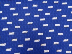 NEW YORK GIANTS NFL 100% COTTON 1 /2 YARD PIECE BRAND NEW DESIGN “GO GIANTS”