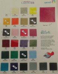 KUNIN RAINBOW CLASSIC PREMIUM eco-friendly FELT : 91cm Wide: PRICE PER 1/2 METRE