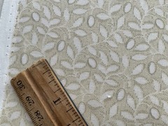 Fabric classic Leaf Beige 44”X 36″ Fabric David Textiles 00