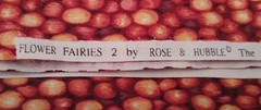 Deep Orange-Red Berries Flower Fairies Fabric Cicely Mary Barker 1998 45″ X 35″