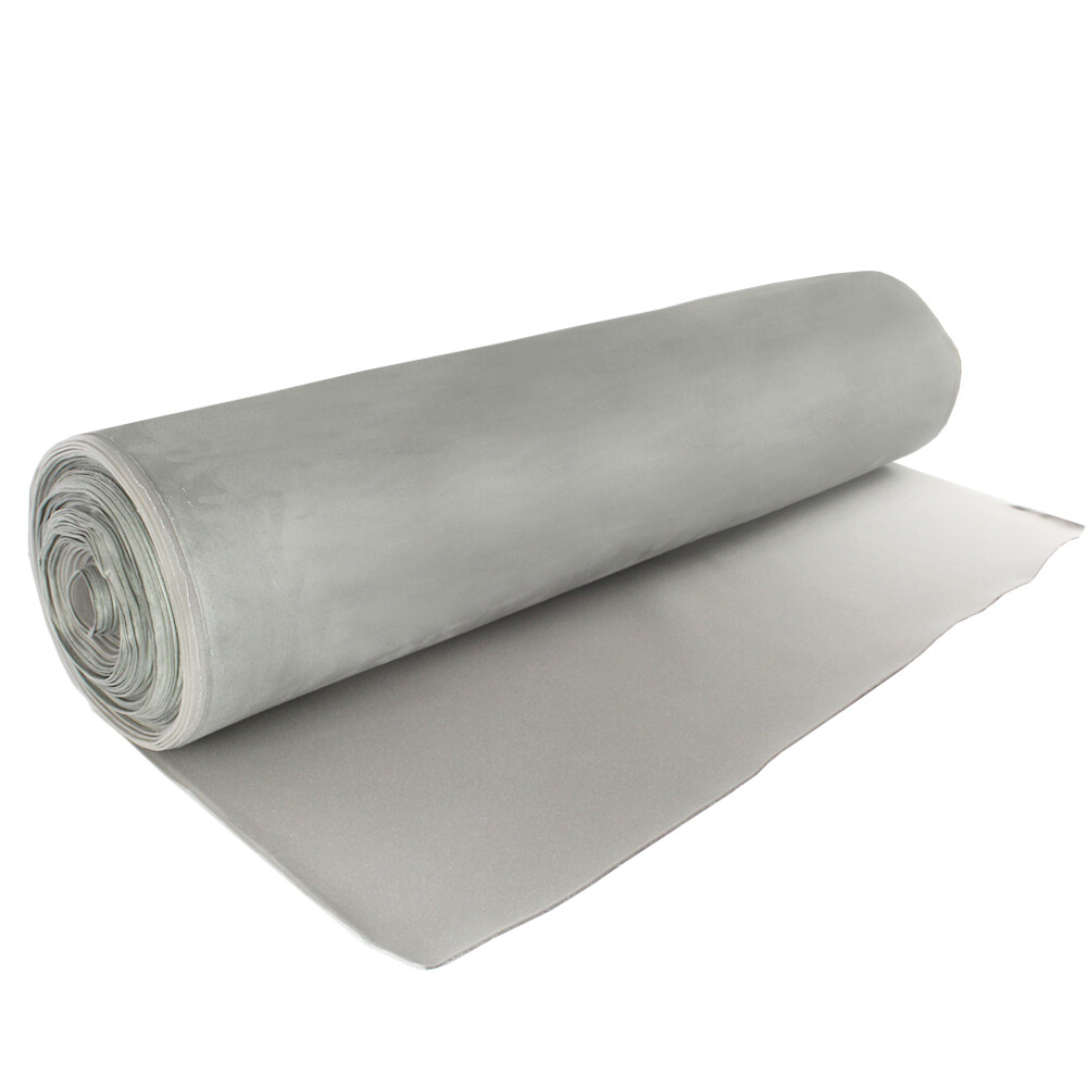 Grey Headliner Fabric Auto Suede Ceiling Material Upholstery Renovation 108″X60″