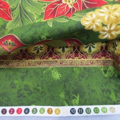 HOLIDAY FLOURISH III Peggy Toole for ROBERT KAUFMAN Cotton Print Japan BTY