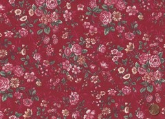 Country Floral CHARM PACK: 40) 5″ x 5″ Squares, 100% Cotton Fabric, 2 Dups
