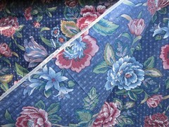 VTG~Chintz~Stanley King Studio VAT DYE~Screen Print~TEFLON Finish~56″ x 120″~