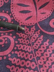 Brandy J floral cotton canvas pink fabric floral flowers buy by the yard (sb15)