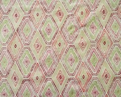 RICHLOOM PLATINUM RICOCHET MARSALA GEOMETRIC COTTON UPHOLSTERY FABRIC 25″X25″