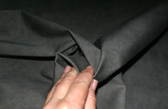 2.5m Lots – SUADE LOOK Grey Suiting Fabric with Give, Mid-Weight, 120cm Wide