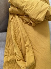 Yellow Stretchy Fabric Rayon Spandex Knit one yard Four Way Stretch