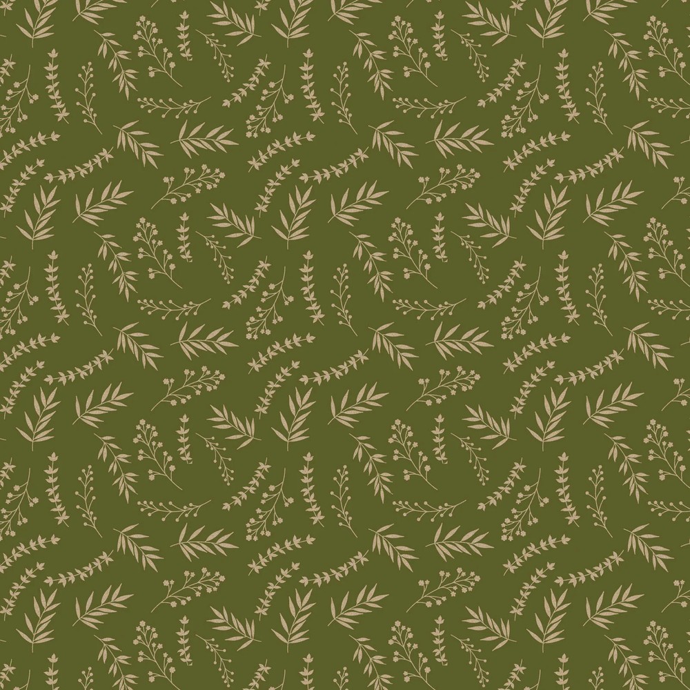 BENARTEX – Harvest Keepsakes by Kanvas Studio – Metallic – Elegant Sprigs –