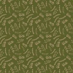 BENARTEX – Harvest Keepsakes by Kanvas Studio – Metallic – Elegant Sprigs –