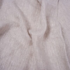 HEAVY Pure 100% LINEN – oatmeal – Natural Washed Fabric 240gsm European flax