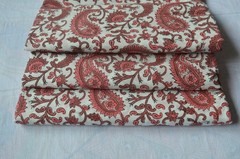 2.5 Yard Hand Block Print 100%Cotton Fabric NO TARRIF CHARGES 100%✅ZK_162#