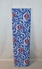 New York Mets ~ Logo Pattern MLB Cotton Fabric 1/4 Yard 9” X 56”