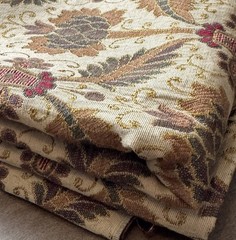Damask Jacquard Fabric 76″ x 52″ Leaf Pineapple Print Tapestry Upholstery 2 Yds