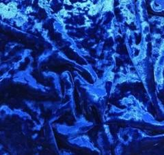 Royal Crushed Stretch Ice Velvet clothing dress Spandex 4-way stretch Fabric