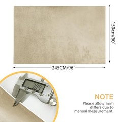 Suede Headliner Fabric with Foam Backing Material – Beige 96*60 Inch