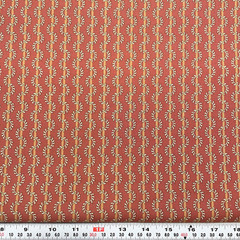 Vintage Faye Burgos Marcus Brothers Floral Vine Striped Cotton by the HALF YARD