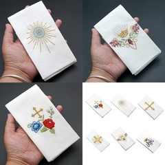 Cotton Linen Embroidered Cloth Holy Symbols Home Accent Piece Altar Supplies