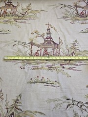 PINDLER & PINDLER ‘Meiling’ Garden Chinoiserie Damask Fabric Upholstery Per Yard