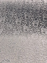 Elaine SILVER GREY Floral Scalloped Nylon Spandex Stretch Lace Light Weight Fab