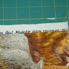 Vintage Woodland Upholstery Weight fabric by House ‘n Home approx 19″ x 45″