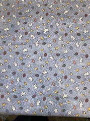 Bears N Hares Teresa Kogut Easter Bunnies Cotton Fabric 1/2 Yard (18 By 45”)