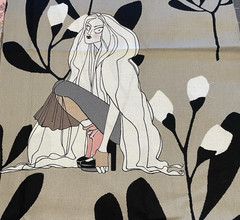 Alexander Henry “A Ghastlie Glance” Smoke One Panel 24 x 44