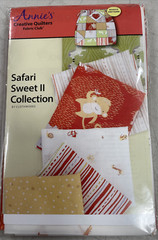 Annie’s Creative Quilters Fabric Pack+ Pattern, Safari Sweet II Collection New