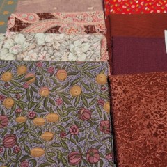 LOT OF 15 FAT QUARTERS COTTON FABRIC ASSTD COLORS & DESIGNS lot 17