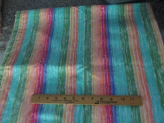 2 yards x 44″ Quilt Fabric Crantson Prints Bright Red Blue Orange Green Stripes