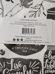 NEW! 5-1 Yd Cuts Farmhouse Cotton Quilting Fabrics Charcoal Gray/White